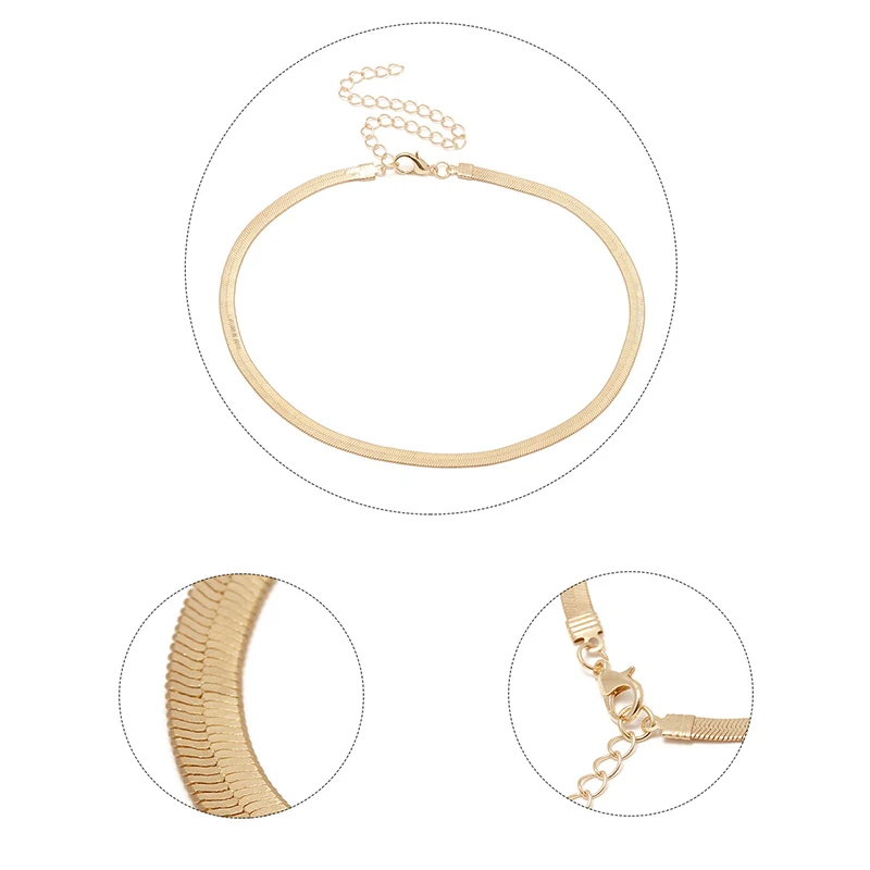 Мода Цепочки и ожерелья Оригинальность нежный подарок Простые аксессуары Медь