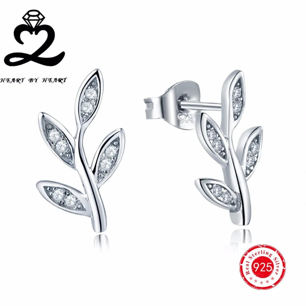 Старинные Тенденция Горячей Моды Дамы Ювелирные Изделия Серебряный Лист Серьги