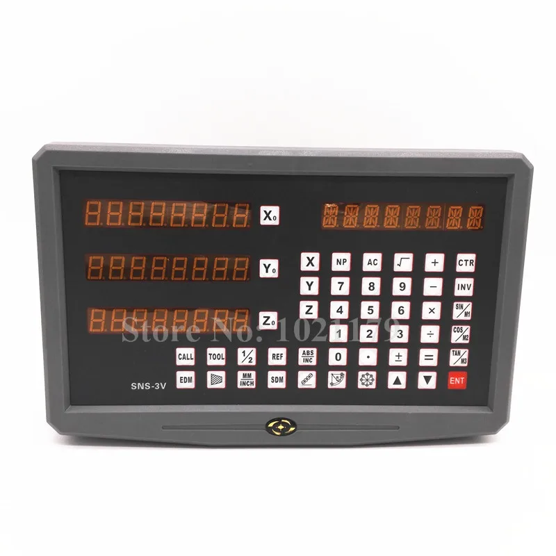 SNS-2V 2 оси цифровой индикации SNS-3V 3 оси цифровой дисплей токарно-фрезерный станок DRO подходит для Sino EASSON HXX весы