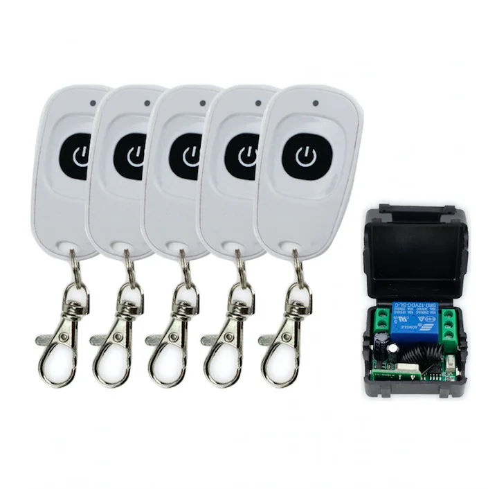 

315 МГц/433 МГц DC12V 1CH беспроводной пульт дистанционного управления + модуль приемника для управления электрическим замком 1/2/3/4/5 передатчик