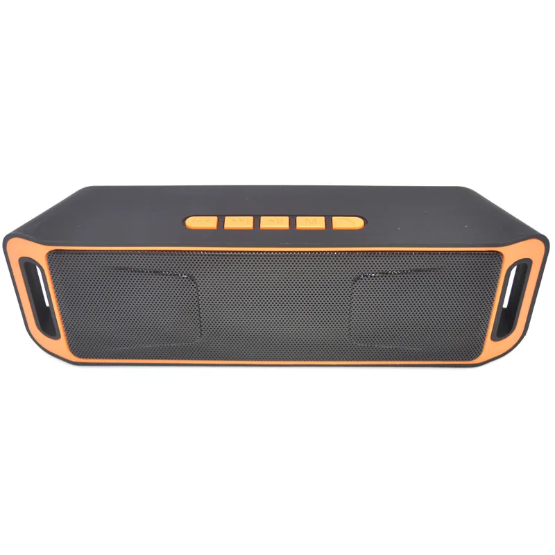Портативный Bluetooth 4 0 беспроводной динамик TF USB FM радио двойной бас звук сабвуфер