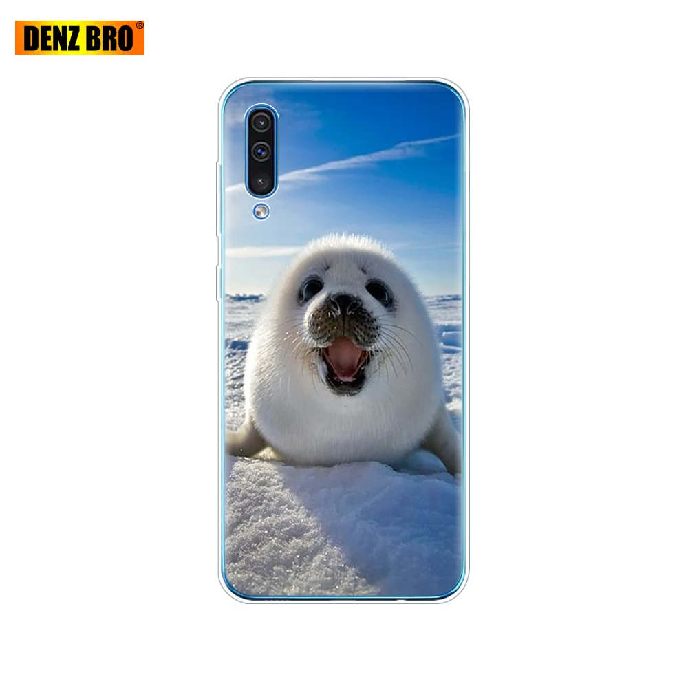 Для samsung Galaxy A50 силиконовый чехол ТПУ Прозрачная задняя крышка телефона для samsung A50 A505 A505F SM-A505F мягкий чехол 6,4 coque - Цвет: 61861