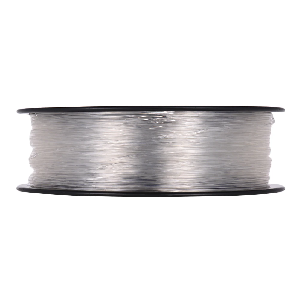 Transparent 1KG/ Spool 1.75mm Flexible TPU Filament Printing Material Supplies for 3D Printer Drawing Pens - Цвет: Transparent
