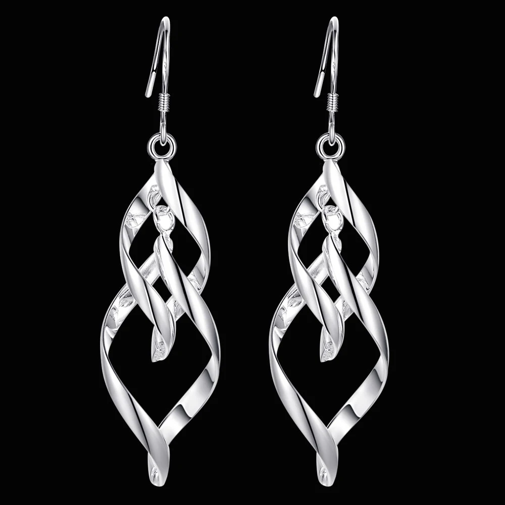 Женские посеребренные серьги в форме листьев XLAVACBY YCDWANTW|earrings pearls jewelry|jewelry box for