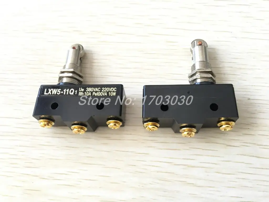 5 шт. Ith 10A 380VAC 220VDC параллельный роликовый Плунжер AC DC микро переключатель LXW5-11Q1