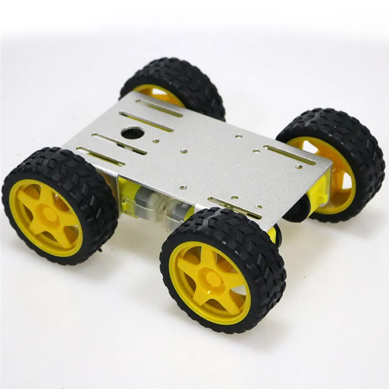 Металлический робот 4wd шасси автомобиля C101 с четырьмя TT моторное колесо для Arduino