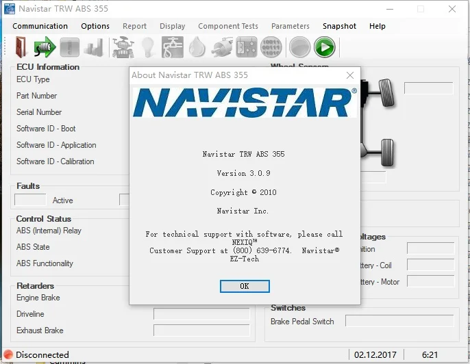 

Международный TRW ABS 355