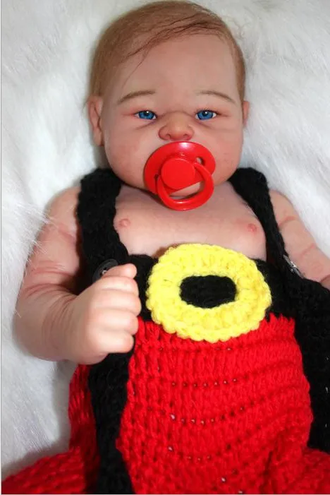 Милый новорожденный полносиликоновый Bebe Кукла Reborn Baby Girl Реалистичная