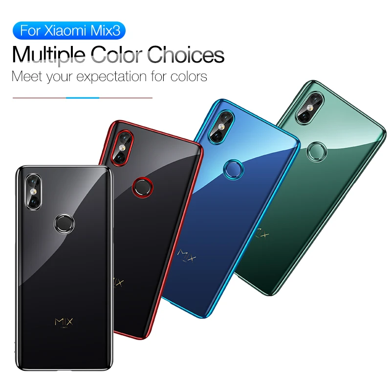 CAFELE чехол с покрытием для Xiaomi mi x 3, жесткий чехол из поликарбоната для Xiaomi mi x3, ультратонкий прозрачный глянцевый чехол s, гладкая сенсорная оболочка