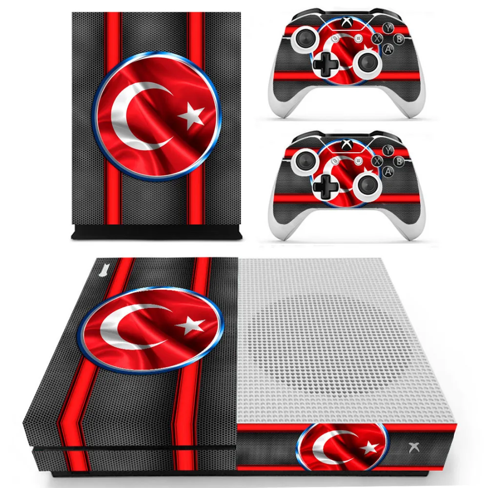 Наклейка для Microsoft Xbox One S и 2 контроллера Виниловая наклейка кожи турецкий