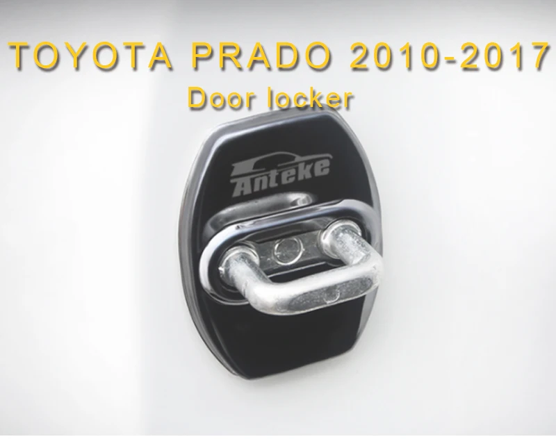 Carманго для Toyota Land Cruiser Prado 150 двери автомобиля ворота блокировка крышки отделка рамы наклейка интерьерные аксессуары