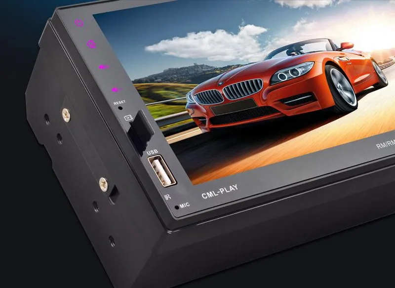 Android Mirror Link 2 Din 7 &quotсенсорный экран радио Bluetooth MP5 плеер Автомобильный USB/FM/Aux пульт