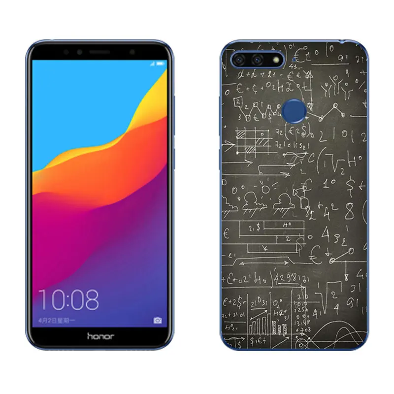 Тпу для Huawei Honor 7A Pro прозрачный силиконовый чехол телефона 5 7 дюйма задняя крышка