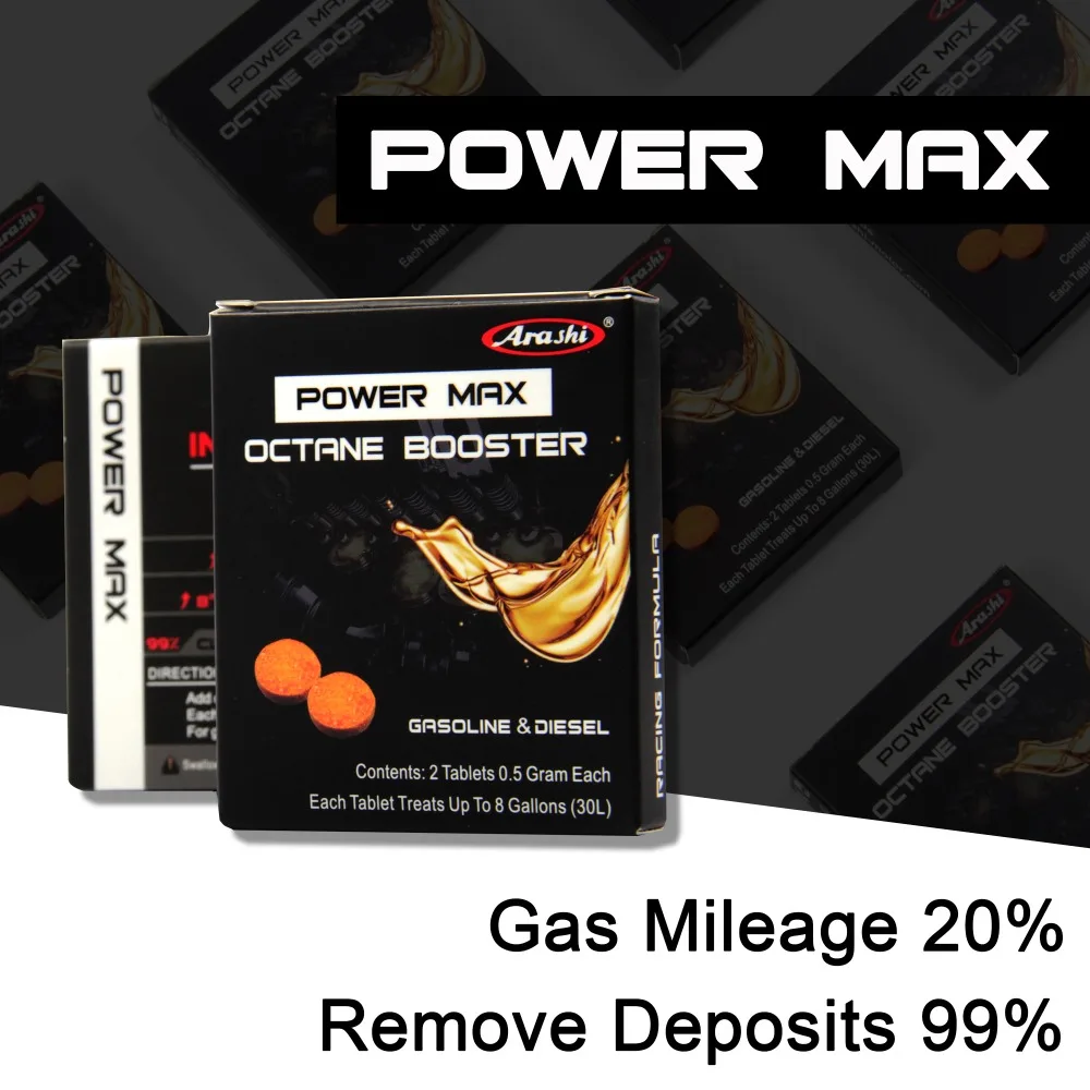 Бустер Arashi Octane для очистки мотоциклетного инжектора топливное снижение