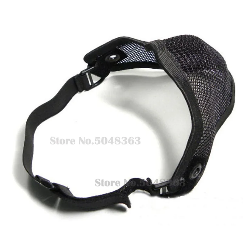 Сетчатая полумаска для страйкбола с черепом защитная маска пейнтбола уличная