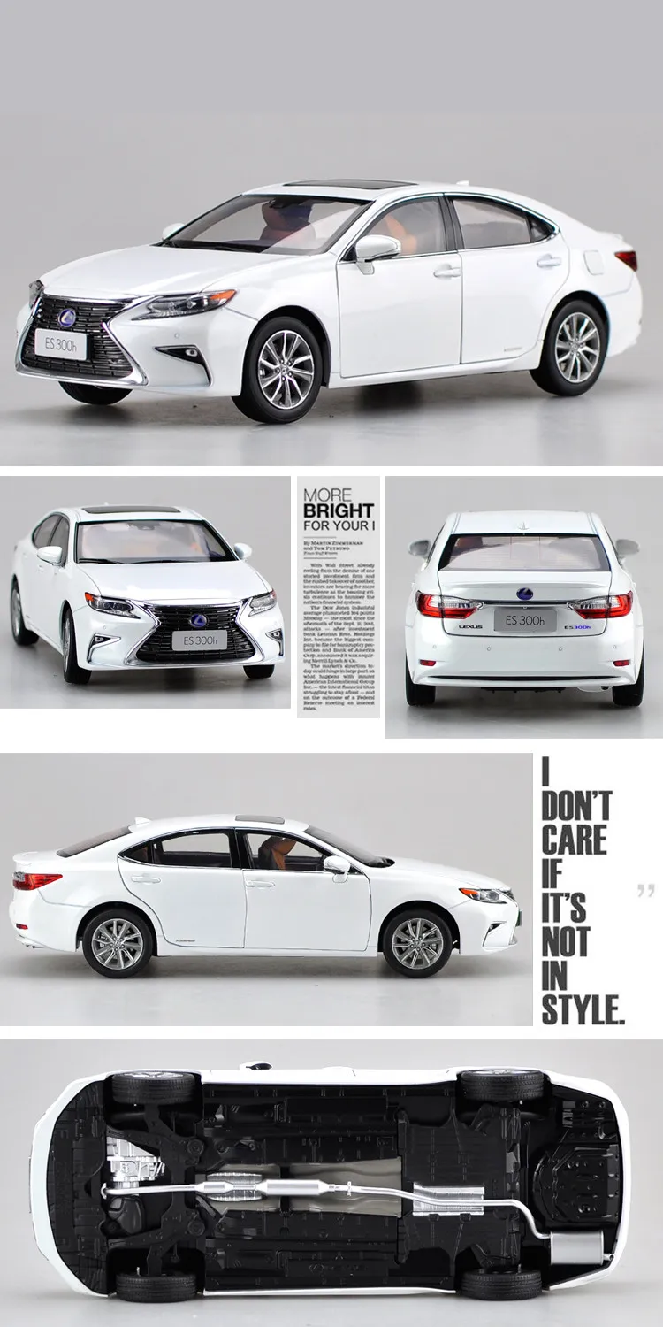 Высокое качество, 1:18, оригинальная упаковка, LEXUS ES300H, модель автомобиля из сплава, Высокая коллекция моделирования и подарочная металлическая модель автомобиля