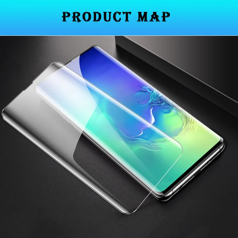 Полная изогнутый закаленное Стекло для samsung Galaxy S10 S8 плюс Примечание 8 9 Экран
