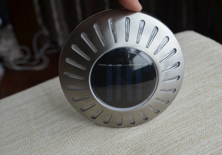 저렴한 10 개/몫 솔 라 잔디 조명 통로 가로 정원 울타리 정원 계단 단계 조명에 대 한 지상 도로 갑판 조명