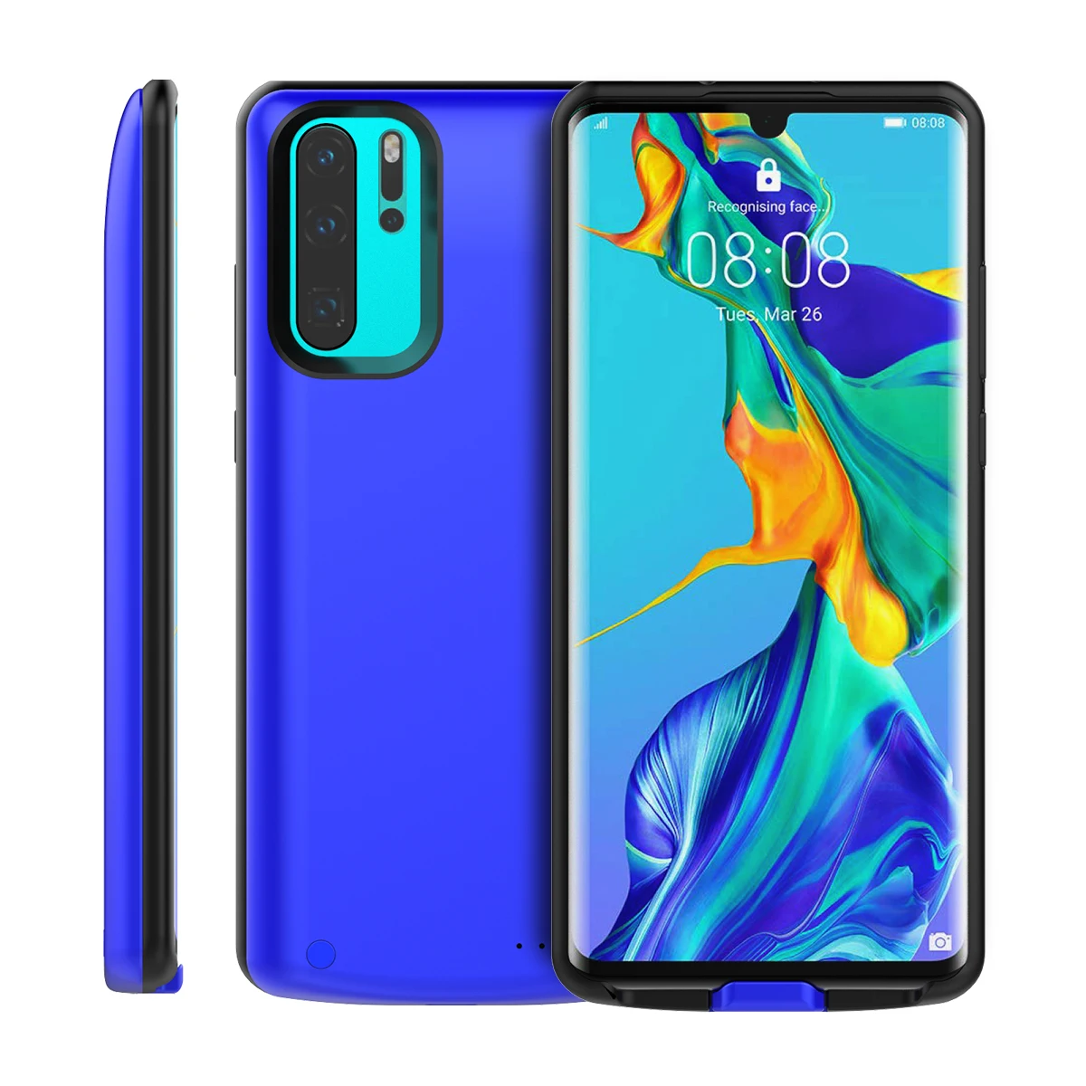 P30 Pro Blue 5000 мАч чехол для зарядного устройства для huawei P30 Pro Чехол портативный внешний аккумулятор чехол для зарядки для huawei P30 Pro Чехол для аккумулятора - Цвет: P30 Pro Blue