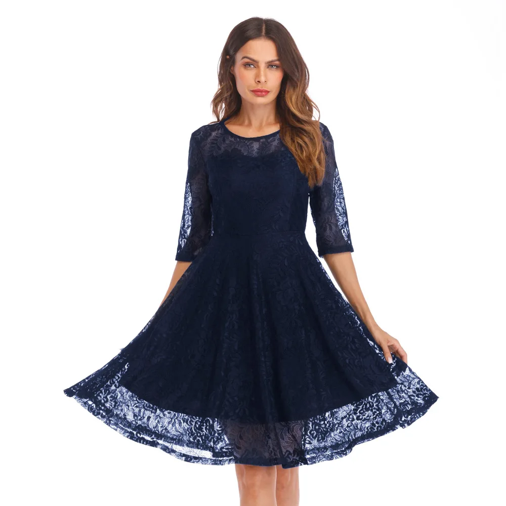 2019 Women Summer Dress Sexy & Club Party Night Elegant Casual Lace Office Midi Plus Size | Женская одежда