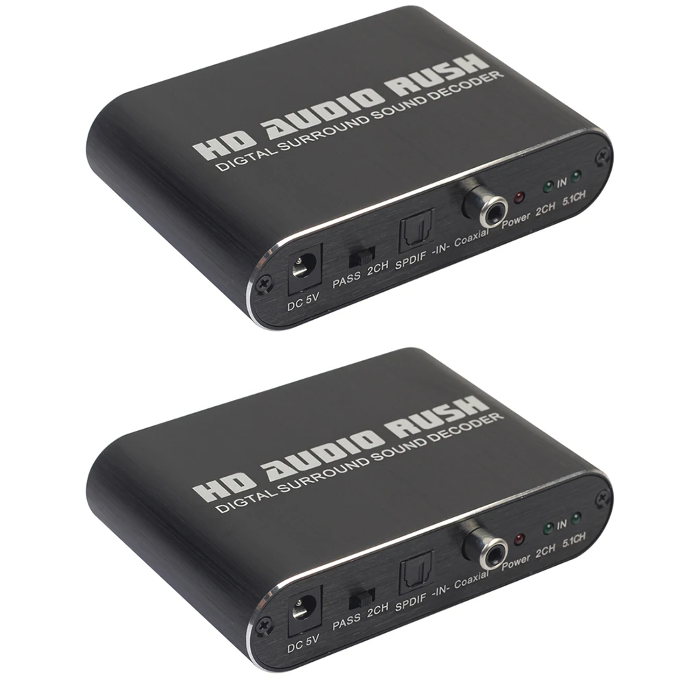 SPDIF 5,1 аудио Раш цифровой декодер звука конвертер AC3/DTS RCA конвертер передач объемный Раш оптический усилитель HD адаптер
