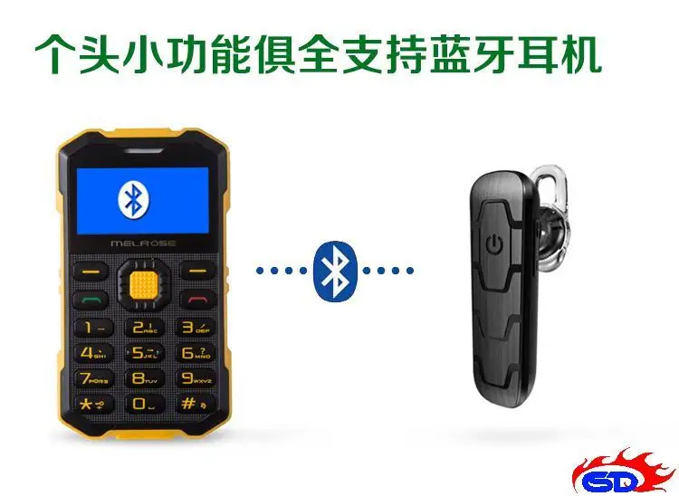 Melrose S2 мини-телефон с MP3 камерой Bluetooth ультра-тонкий 1,7 дюймов Открытый ударопрочный Пылезащитный телефон