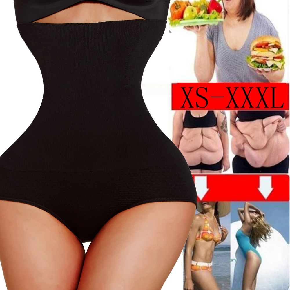 Новый Body Shaper Корректирующее белье с высокой талией Твердые Управление стринги