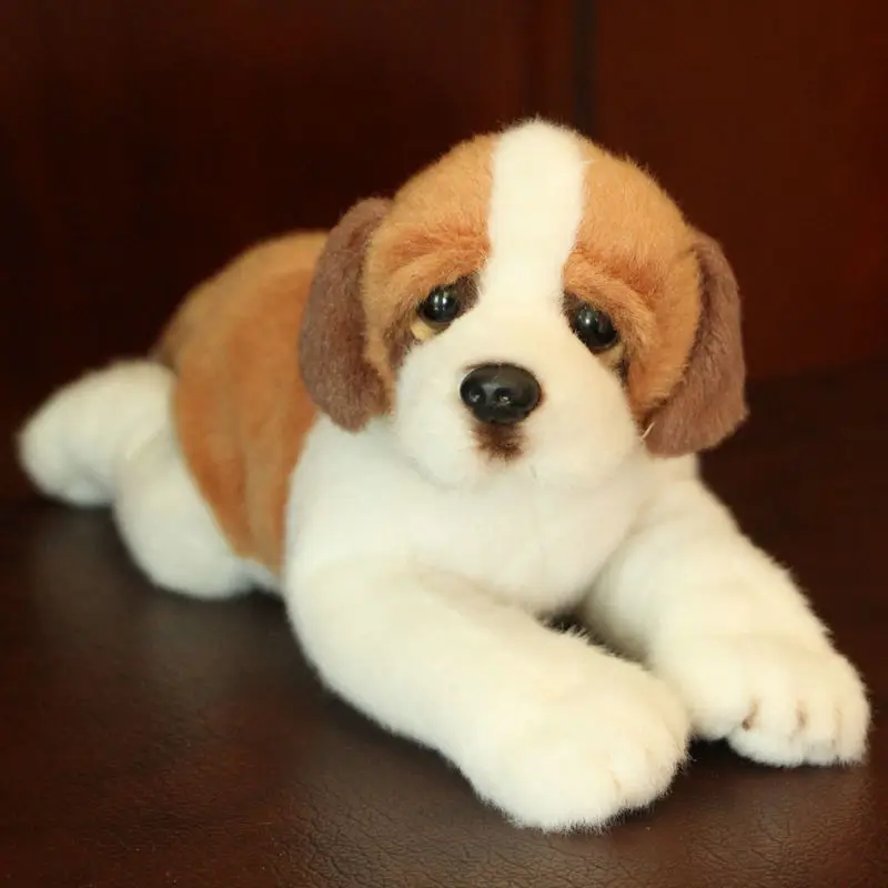 Bernard 21X8X10cm Плюшевая коротконогая собака корги кукла моделирование собака чучела игрушки животных Супер реалистичная игрушка для собаки для любителя собак Роскошный домашний декор для домашних животных - Цвет: Bernard 21X8X10cm