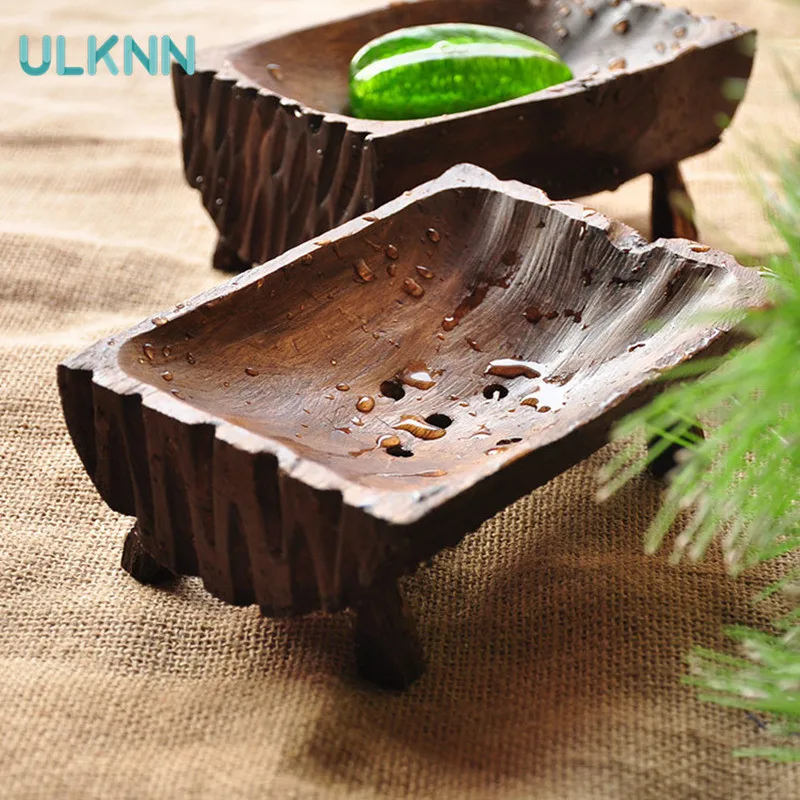 

Creative Wooden Toilet Soap Holder Spa Rack Bathroom Soap Dish Creative Household Goods Home Decoration