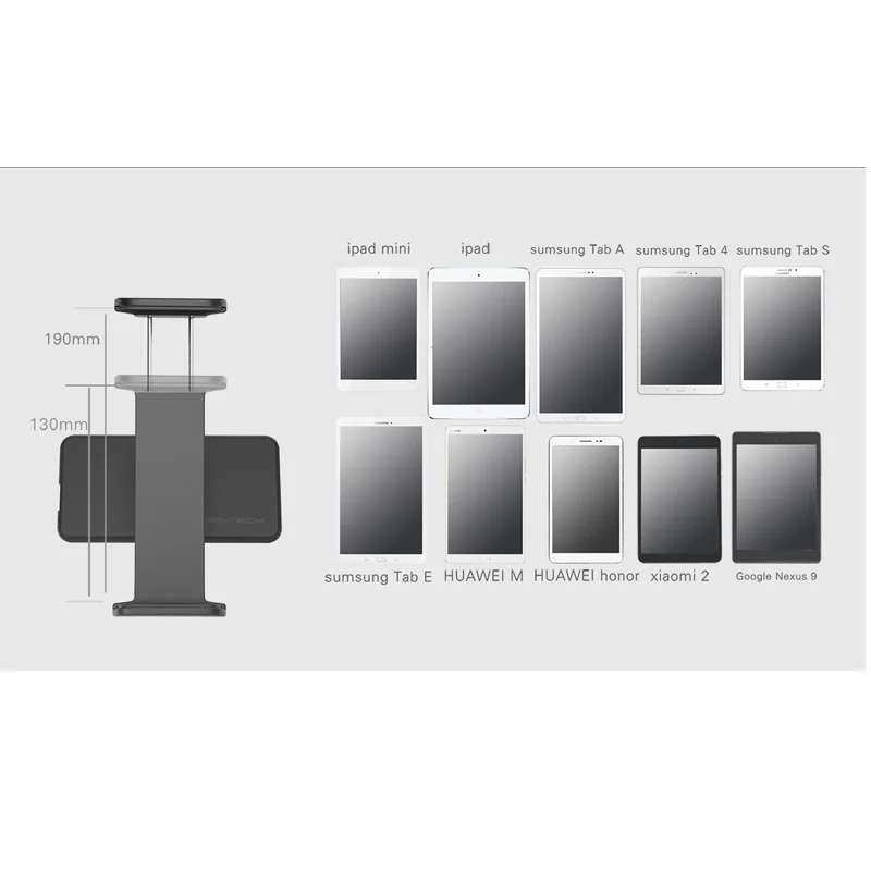 Держатель для планшета PGYTECH DJI Mavic Air 2 Pro/Zoom/Mavic Mini/Pro кронштейн пульта