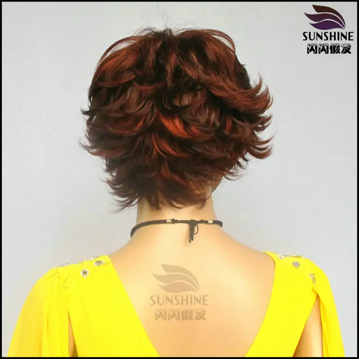 100% imported high quality hair wigs exported to Europe and end of a single mom short red wine|wine glass|wig clampwine shorts |
