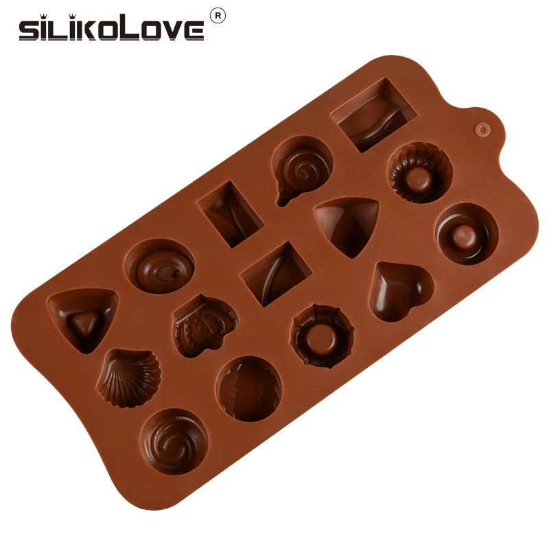 Силиконовые формы silicolove 15 полости сделай сам для шоколада и конфет