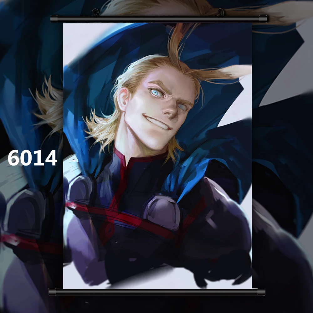 6014 Boku no My Hero Academy ластик голова все могли бы подарить микрофон Аниме Манга настенный плакат прокрутки G - Цвет: 6014