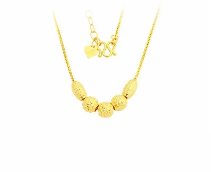 

PURE 999 SOLID 24K YELLOW GOLD NECKLACE / WOMEN LINK CHAIN NECKLACE 12.99g