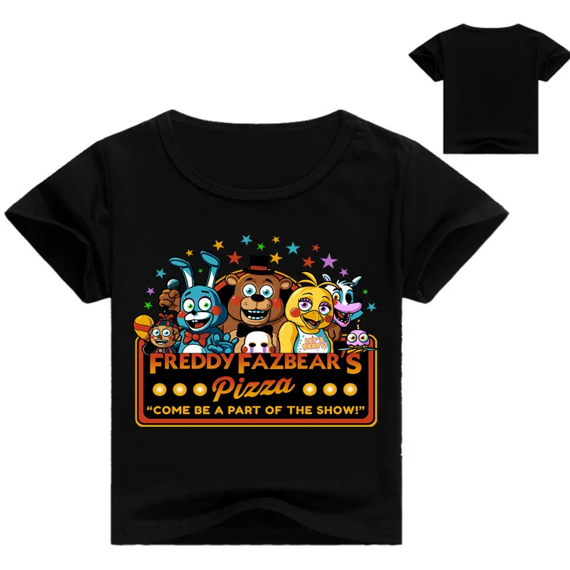 Новая стильная детская футболка «пять ночей с Фредди» fnaf/Одежда для мальчиков одежда для малышей с короткими рукавами футболка для мальчиков детские футболки - Цвет: style 23