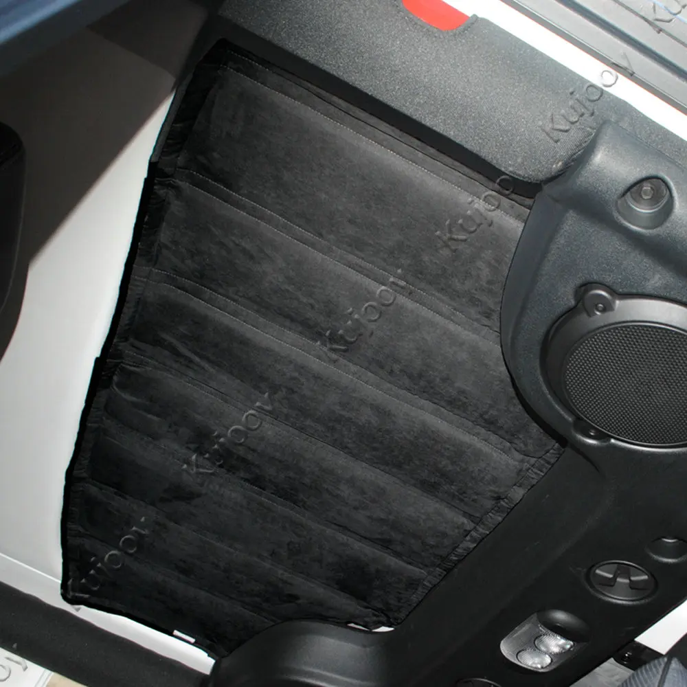 4 шт. черный хлопковый комплект с теплоизоляцией на крышу автомобиля Hardtop для Jeep