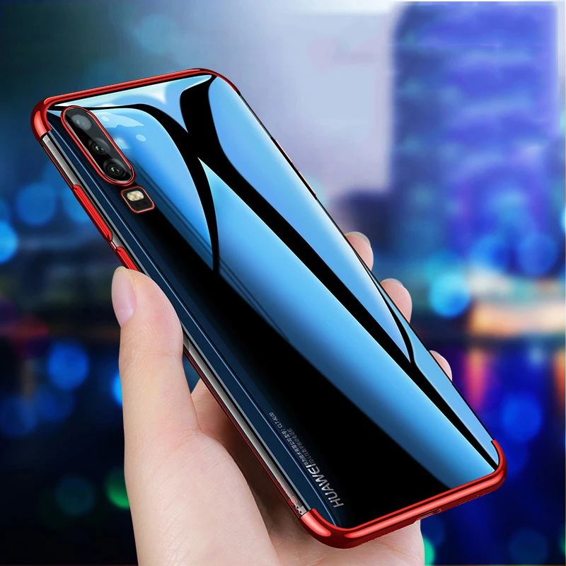Задняя крышка телефона для huawei P30 ультра тонкий силиконовый мягкий ТПУ чехол Pro