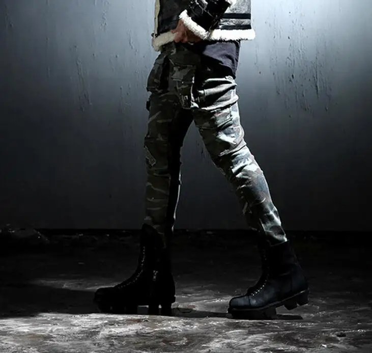 

M--XXL Sell Like Hot Cakes / Sping Men New Fashion Camouflage Feet Pants Leisure Trousers