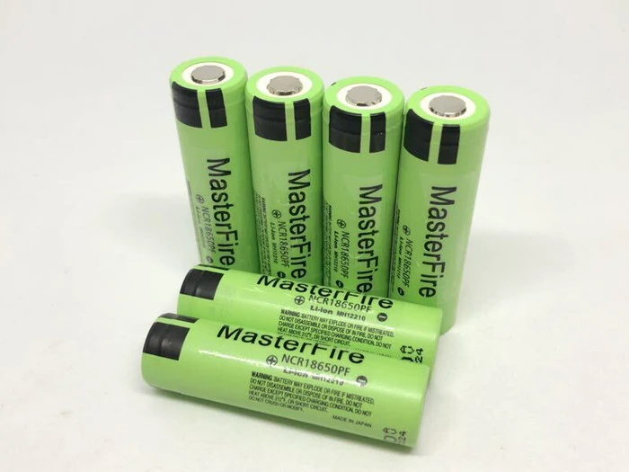 

MasterFire 10 шт./лот оригинальный NCR18650PF 18650 3,7 в 2900 мАч перезаряжаемая батарея литиевые батареи 10 А Discahrge для Panasonic