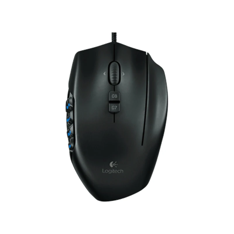 Игровая мышь logitech G600 MMO с RGB подсветкой и 20 программируемыми кнопками