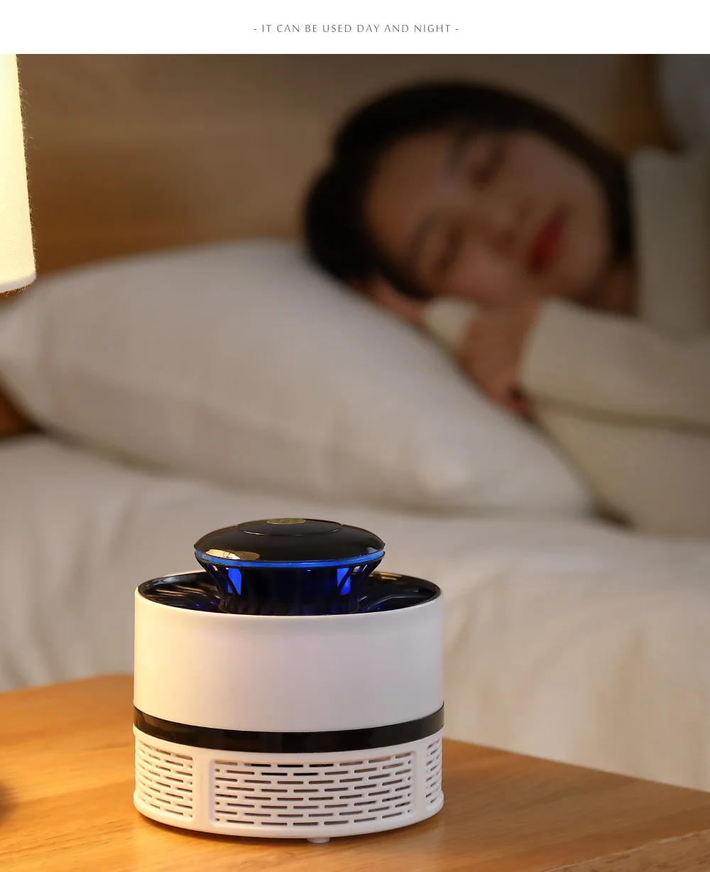 Противомоскитная лампа от комаров, электрическая USB ловушка для насекомых, летающая ловушка, антимоскитная лампа, светодиодный домашний Ночной светильник для гостиной, D-Gcm