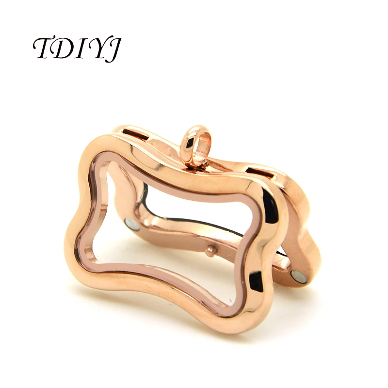 TDIYJ модный дешевый смешанный простой Магнитный собака кость Плавающий Медальон