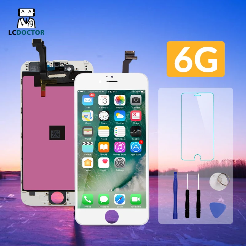 4 7 &quot10 шт./лот класс AAA + ЖК-дисплей для iphone 6 дисплей сенсорный экран дигитайзер