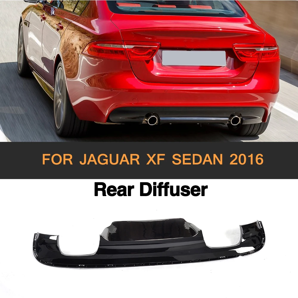 Автомобильный Стайлинг PP задний диффузор бампер губа для Jaguar XF Sedan 4 Door 2016|lips lip|lips
