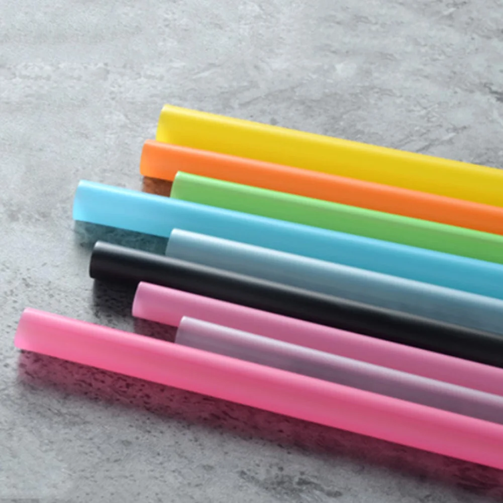 100 шт. многоцветные одноразовые соломинки для напитков жемчужный молочный чай