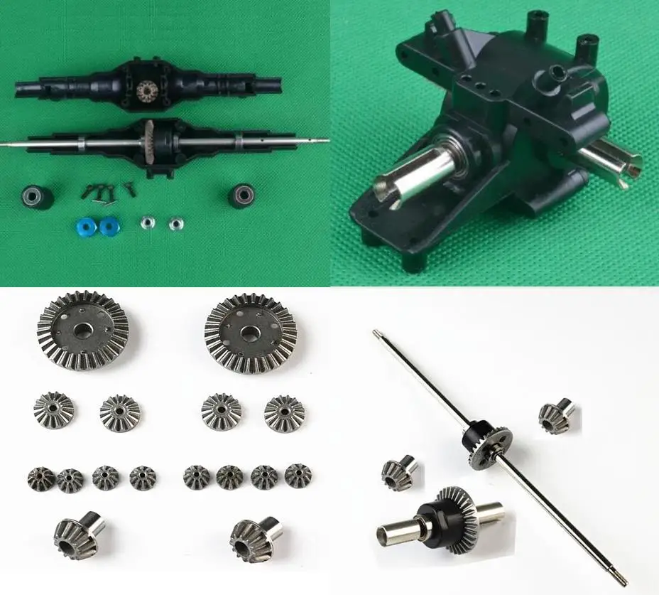 

up to date! Metal upgrades Wltoys 12428 12423 1/12 RC Car Spare Parts upgrade metal Front Differential Gear Set 12428-0091/0133