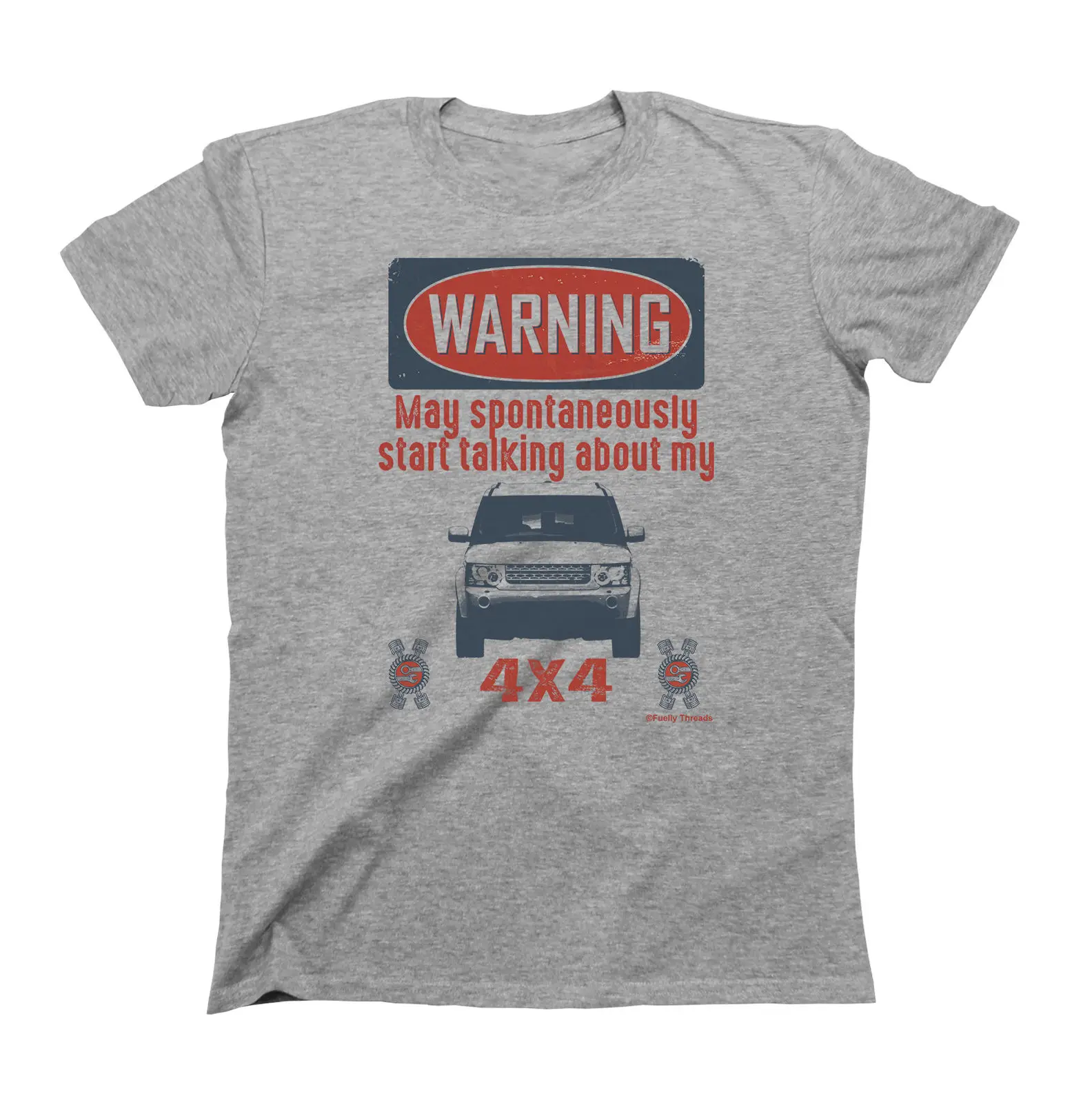 2019 moda erkek araba T-Shirt uyarı olabilir kendiliğinden hakkında konuşmak 4x4 İngiliz araba hayranları Discovery Tee gömlek