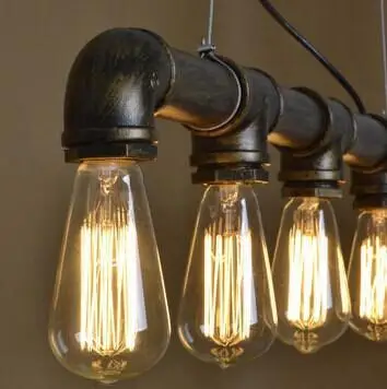 Винтажная водопроводная железная подвеска Droplight Lustre роскошный современный