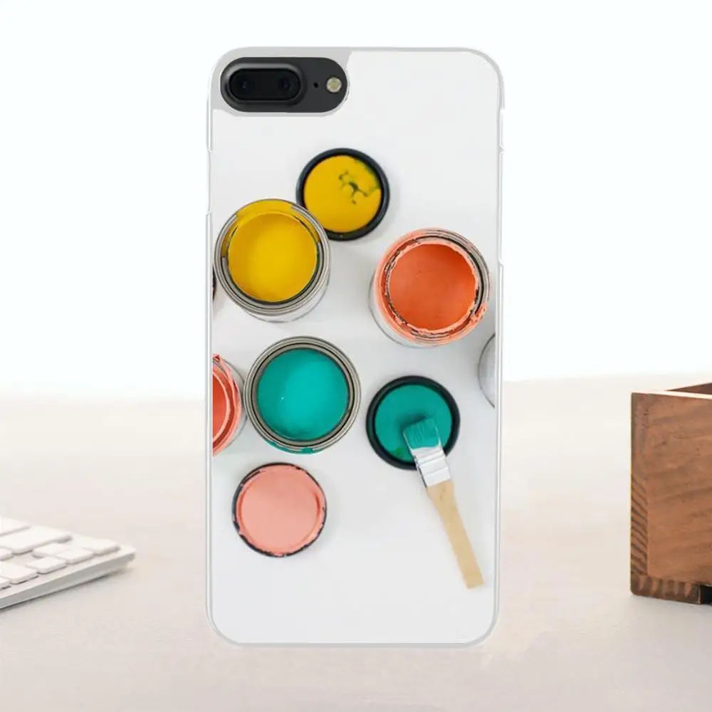 Bixedx Watercolor Set Paint Box For Xiaomi Redmi Mi Note 7 8 9 SE Pro Lite Go Play Soft Coque | Мобильные телефоны и