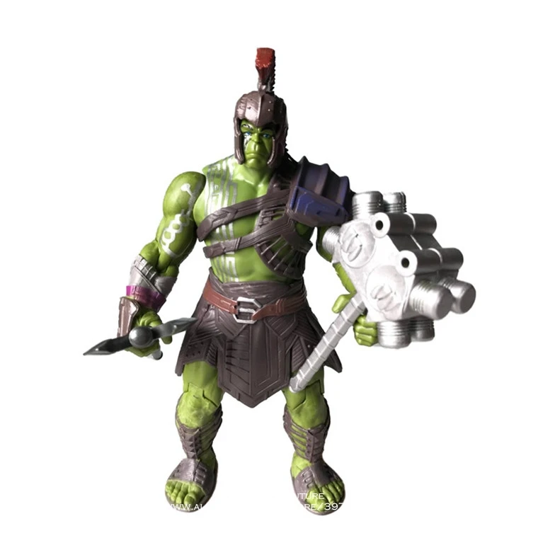 Экшн-фигурка из мультфильма Disney Мстители Marvel 3 Ragnarok Hulk Роберт Брюс 20 см